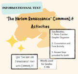 Informational Text Activity “The Harlem Renaissance” CommonLit