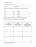 Informational Text Analysis Worksheet