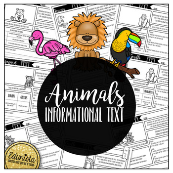 Preview of Informational Text: Animals | Reading Comprehension Passages and Questions