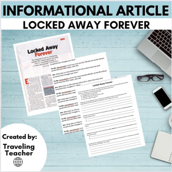 Preview of Informational Text Article: Locked Away Forever: Reading Passages, Comprehension