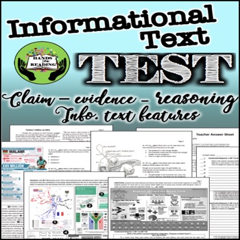 Preview of INFORMATIONAL TEXT ASSESSMENT