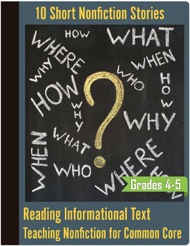 Preview of Informational Text Bundle (10) - Nonfiction Common Core - Grades 4-5