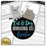 Informational Text: Cat and Dog Freebie Reading Comprehens