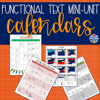 Preview of Functional Literacy Mini-Unit: Calendars