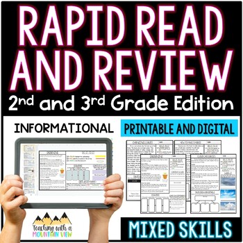 Preview of Informational Text Comprehension Review | Mixed Skills