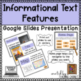 Informational Text Elements Slides and Posters