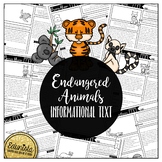 Informational Text: Endangered Animals | Reading Comprehen