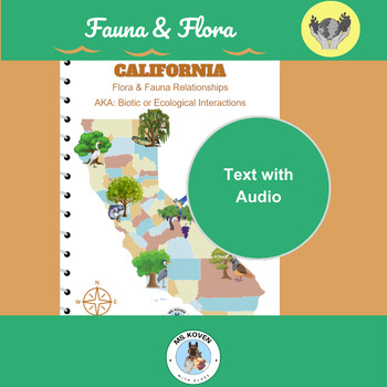 Preview of Fauna and Flora: Symbiotic Relationships Workbook/6 Varieties, 5th & 6th Grade