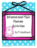 Informational Text Feature Activities