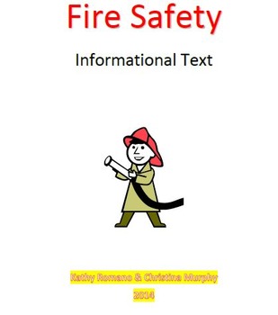 Preview of Informational Text Fire Safety