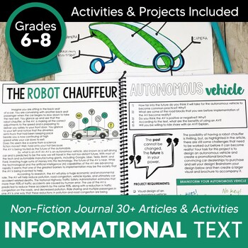 Preview of Informational Text Passages: 30+ Articles for Reading Comprehension + DIGITAL