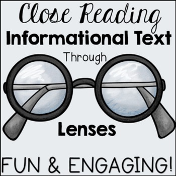 Preview of Informational Text Lenses: Close Reading Through Informational Text Lenses