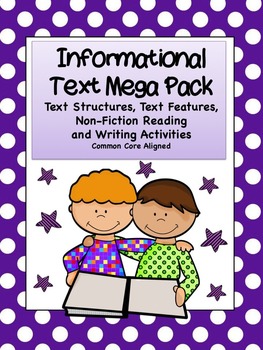 Preview of Informational Text or Non-Fiction Mega Pack (ELA Common Core Aligned)