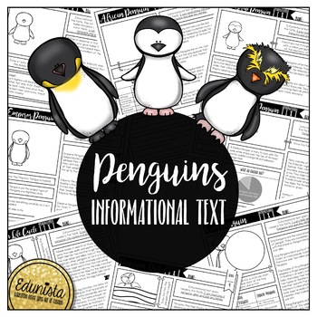 Preview of Informational Text: Penguins | Reading Comprehension Passages and Questions