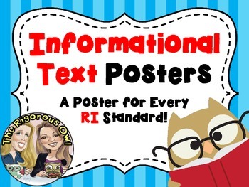 Preview of Informational Text Nonfiction Anchor Charts Owl Themed