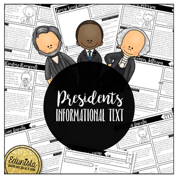 Preview of Informational Text: Presidents | Reading Comprehension Passages & Questions