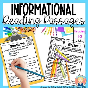 Preview of Informational Text | Reading Passages | Mammals | Grades 1-2