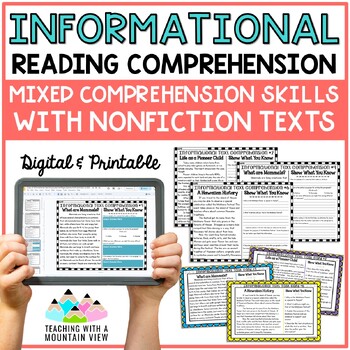 Preview of Reading Comprehension Passages | Informational Text