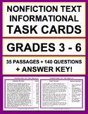 Reading Informational Text Task Cards