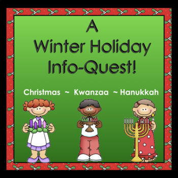 Preview of Informational Text: Reading & Writing for Winter Holidays