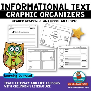 Preview of Informational Text Response | For Any Text | Read and Write | 3rd Grade ELA