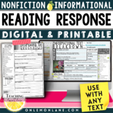 Nonfiction Text Features Scavenger Hunt Summarizing Informational Text Graphic