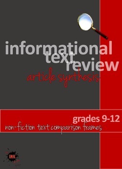 Preview of Informational Text Review and Article Synthesis