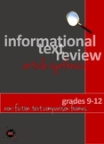Informational Text Review and Article Synthesis
