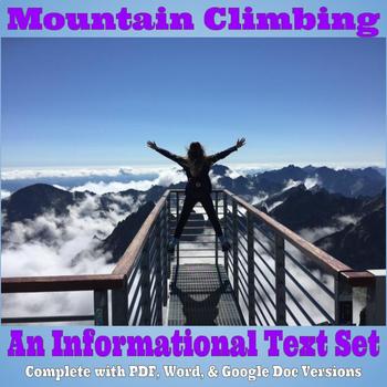Preview of Informational Text Set - Mountain Climbing