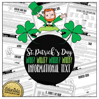 Preview of Informational Text: St. Patrick's Day | Reading Comprehension Passages/Questions