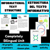 Informational Text Structure Estructura del Texto complete