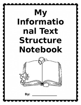 Preview of Informational Text Structure Interactive Notebook