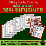 Informational Text Structure Practice Packet - December No