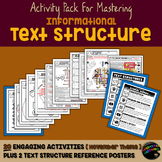 Informational Text Structure Practice Packet - November No