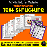 Informational Text Structure Practice Packet - October Non