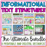 Informational Text Structures Activity Bundle