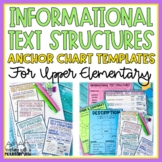 Informational Text Structures Anchor Charts | ELA Referenc