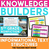 Informational Text Structures Digital Reading Unit for 5th Grade