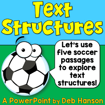 Preview of Informational Text Structures PowerPoint with Practice Passages