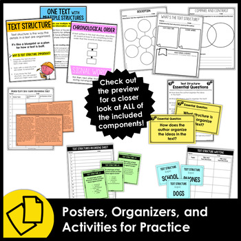 Text Structures | Activities & Passages for Teaching Nonfiction Text