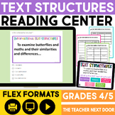 Informational Text Structures Sort Reading Center - Text S