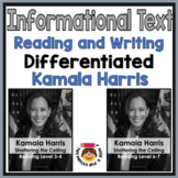 Kamala Harris - DIFFERENTIATED Reading Comprehension, Flue
