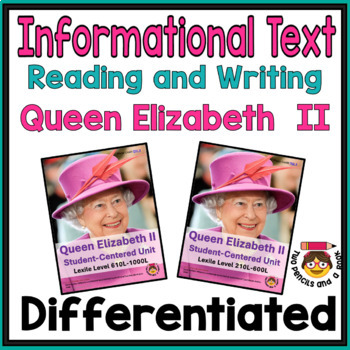 Preview of Queen Elizabeth II - DIFFERENTIATED Reading Comprehension, Fluency and More