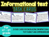 Informational Text Task Cards Reading Strategies