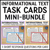 Informational Text Task Cards Bundle