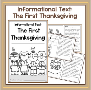 Preview of Informational Text: The First Thanksgiving
