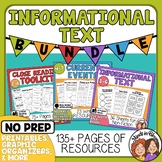 Informational Text Worksheets No Prep BUNDLE - Current Eve