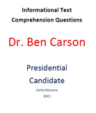 Informational Text and Comprehension Questions for Dr. Ben Carson