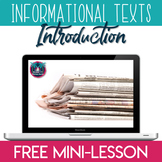 Introduction to Nonfiction and Informational Texts Mini-lesson