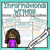 Informational Writing: Anchor Charts & Outlines |5th Grade|